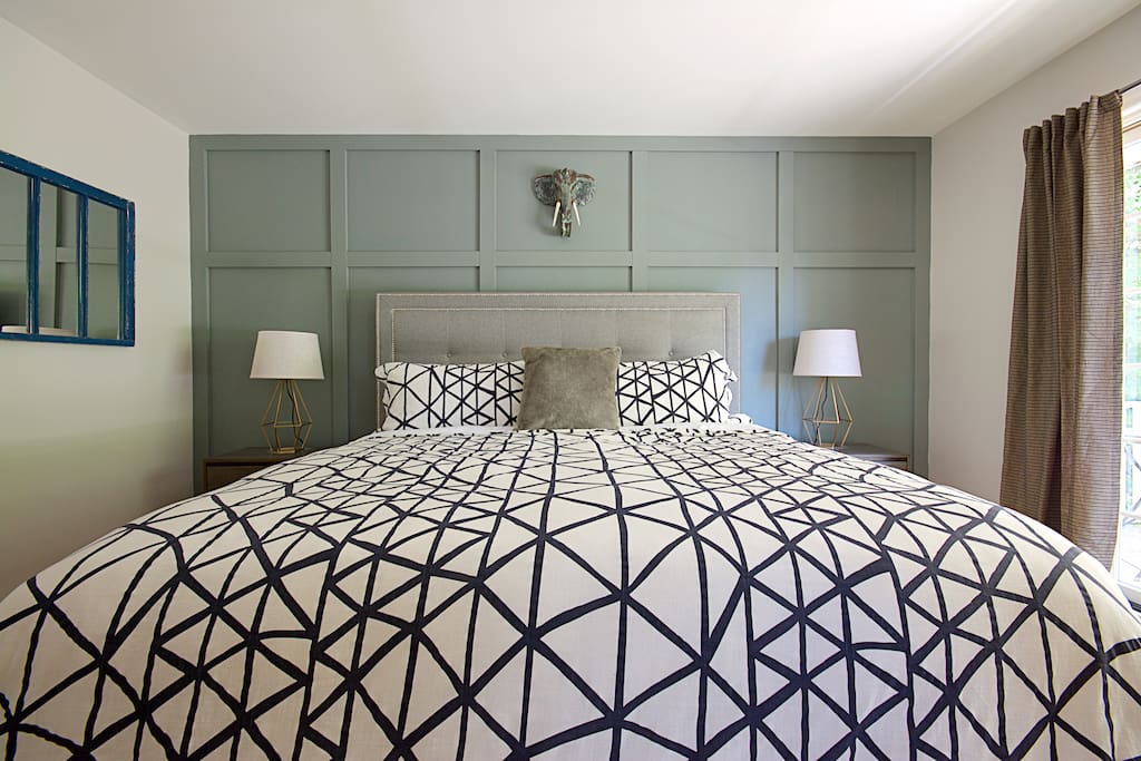 We curated the mirror and elephant head from local vendors on Partition St. Please see our list of affiliate partners provided in the lookbook for discounts offered specifically to guests of Bluestone Escape.