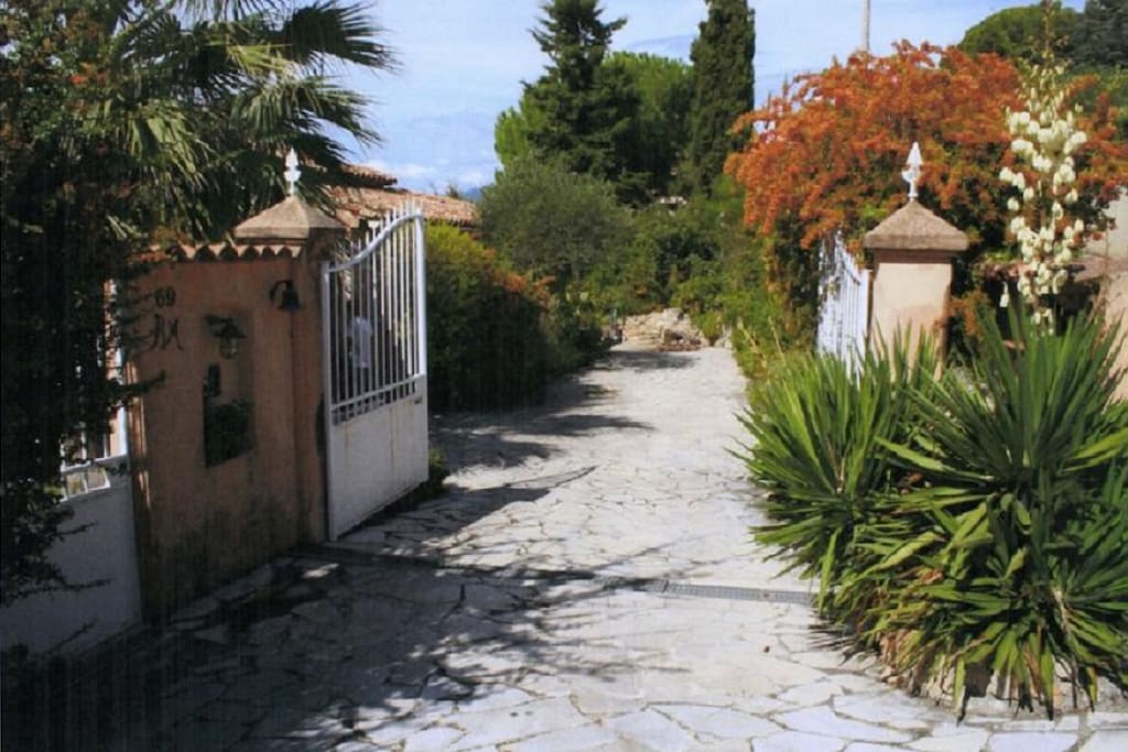 Entrée de la villa