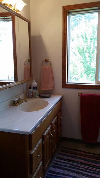 Shared bathroom across the hall.