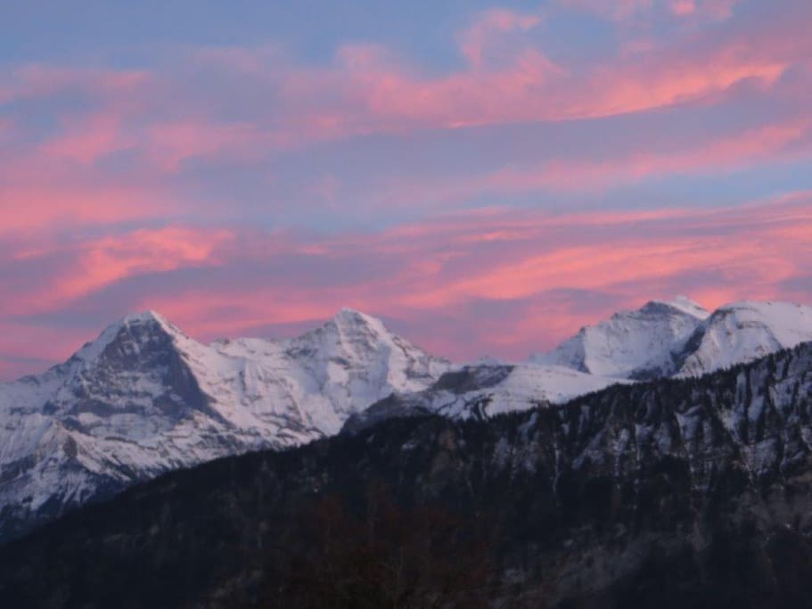 Sunset from the balcony