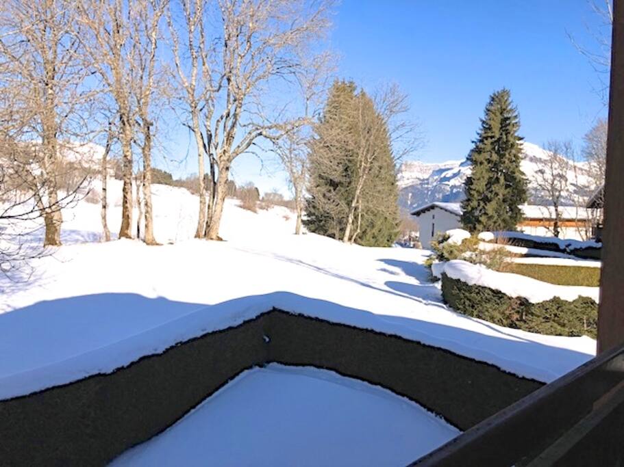 Vue depuis le balcon