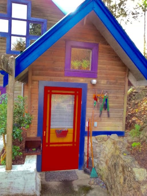 Your Garden Oasis front door.