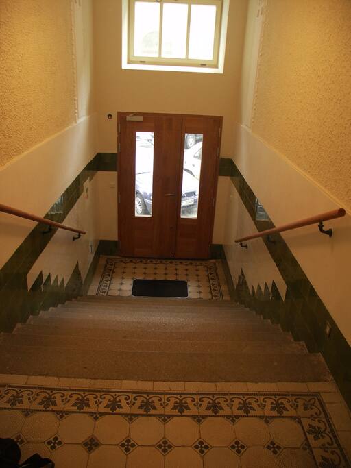Apartment house entrance