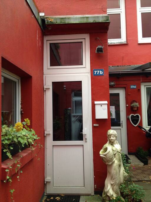 Dies ist der Eingang zur Wohnung