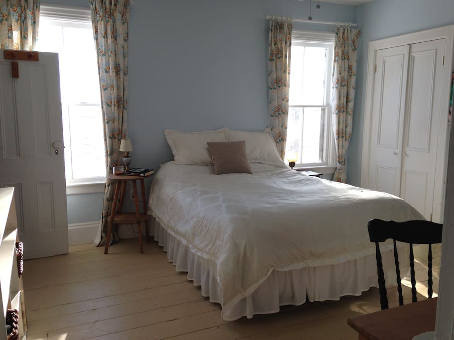 The Master Bedroom is very large with a sitting area and has a full bath.