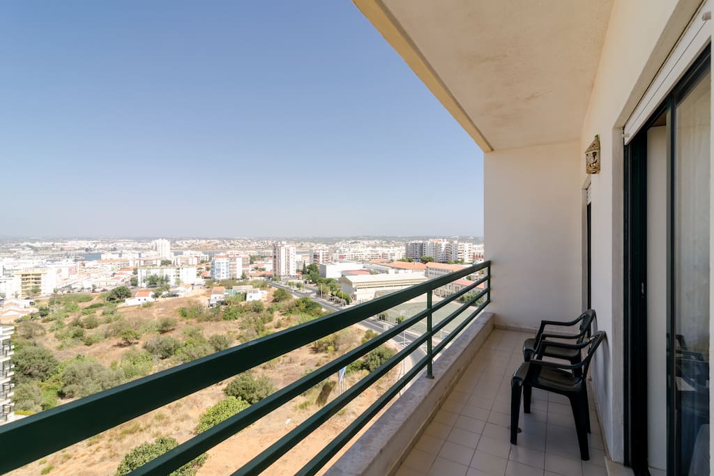 Several Balconies across the flat