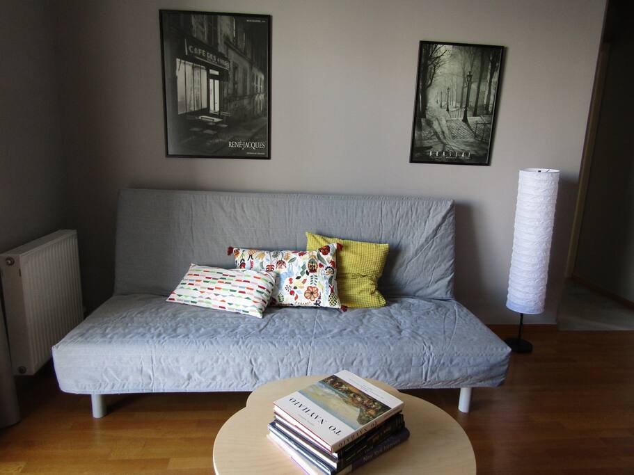 Sofa that turns into a double bed
