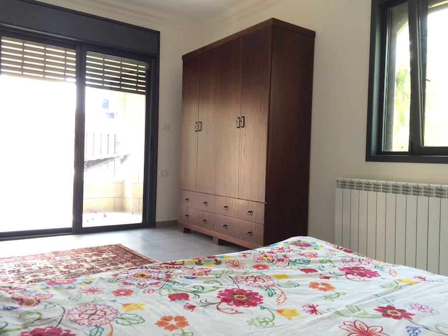 Master bedroom, with balcony