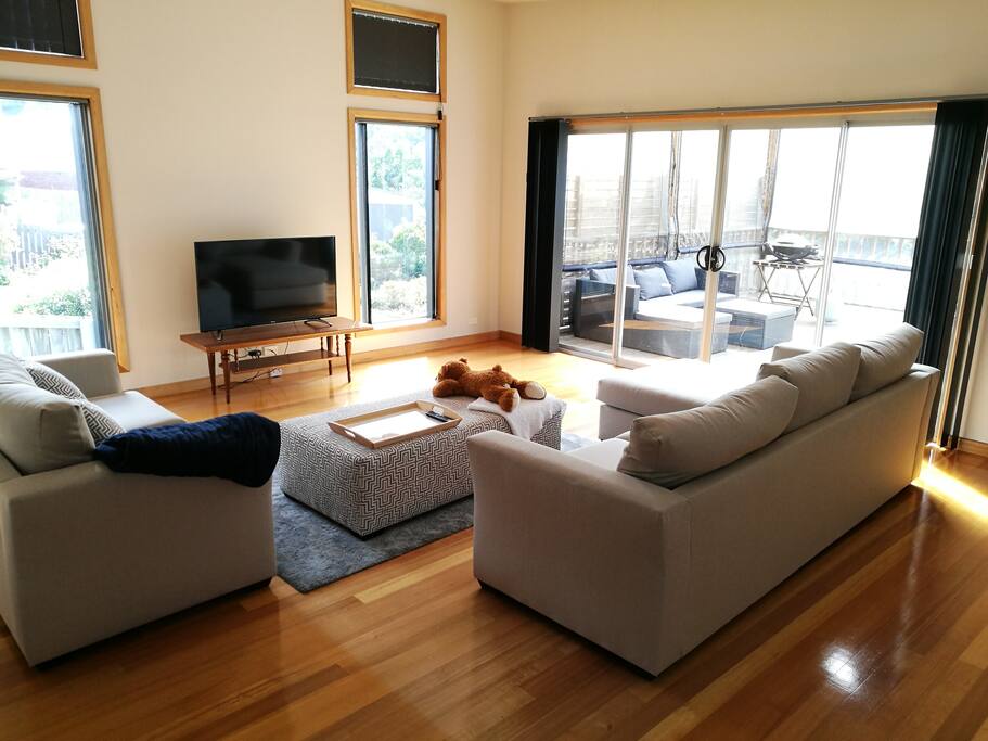Lounge room and balcony