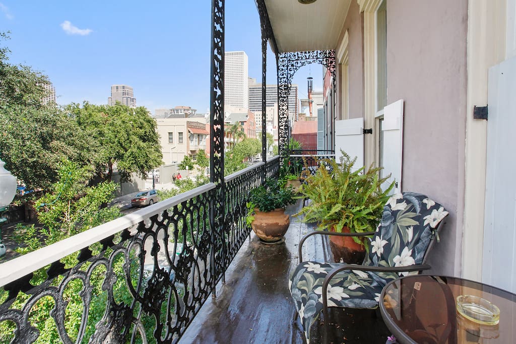 Balcony view of New Orleans
