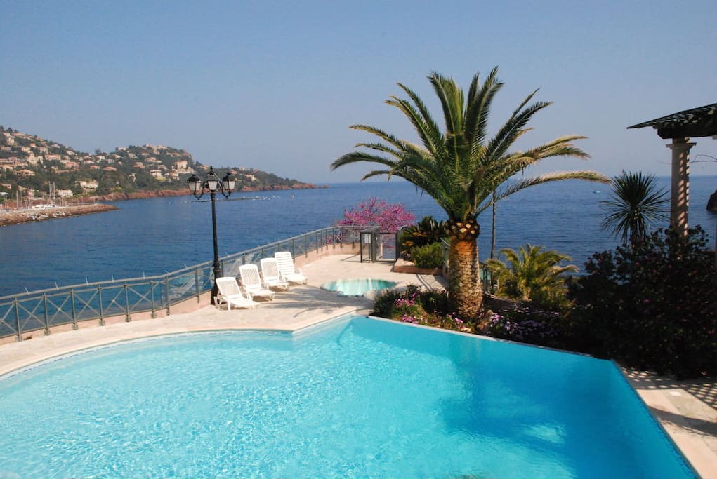 the pool