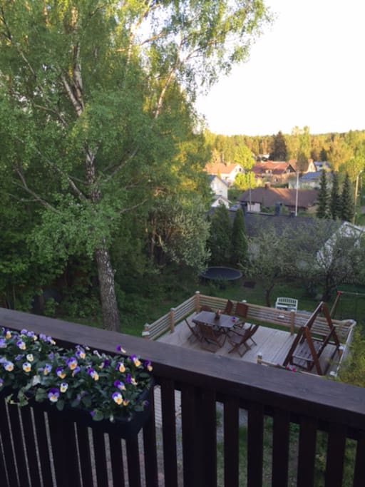 the view to garden