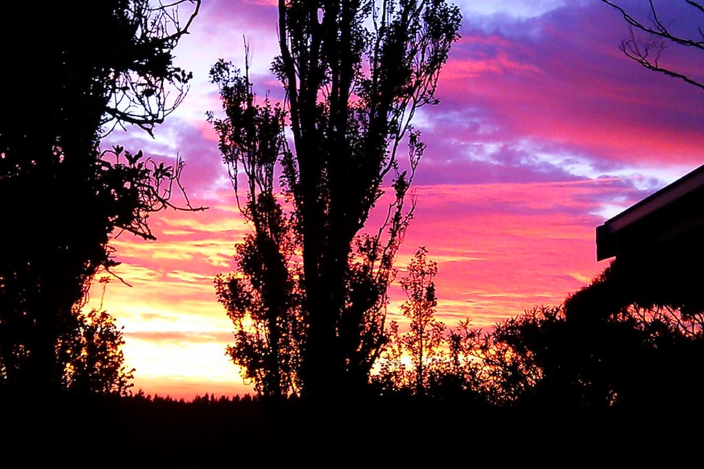 The sunsets in this part of the world are amazing!