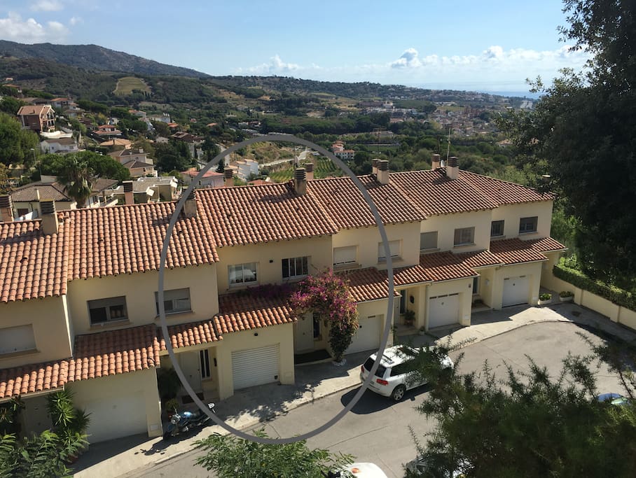 Semi-detached house. (Sea & mountains view)