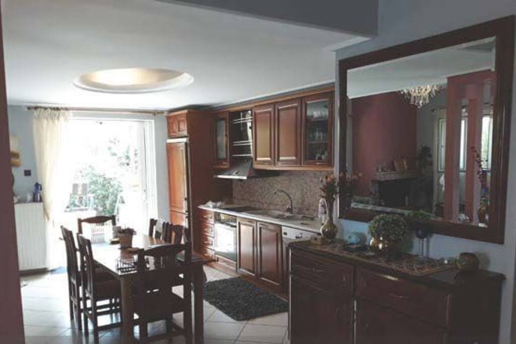 Big kitchen in the 1st floor!