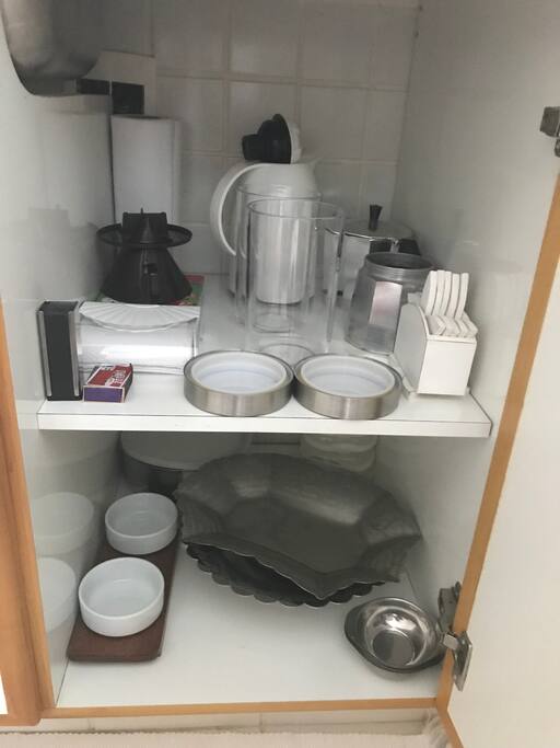 Cafeteira italiana
Potes p mantimentos
Fruteira