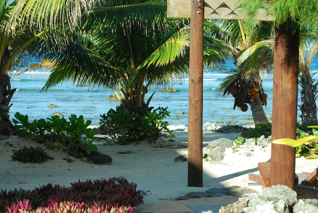 Beachfront View Tropical Sands