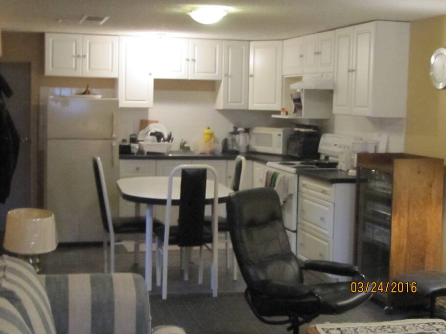 Kitchen and dining room