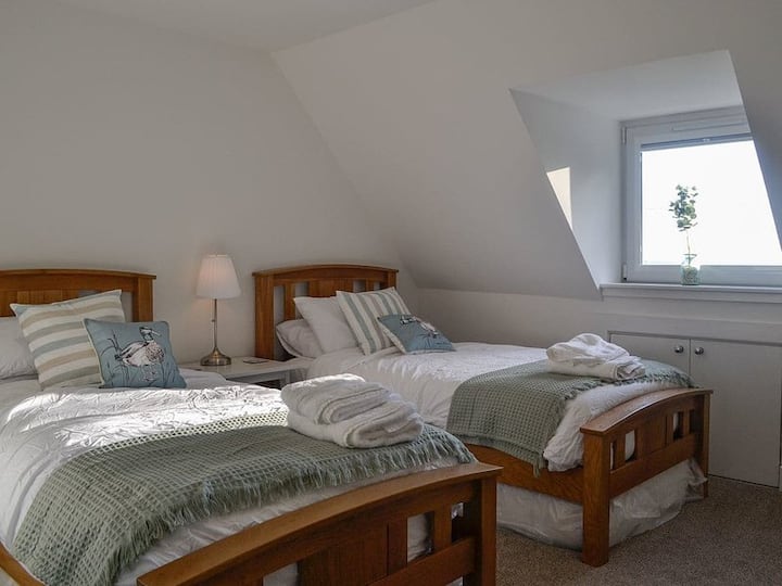 Solid oak twin beds