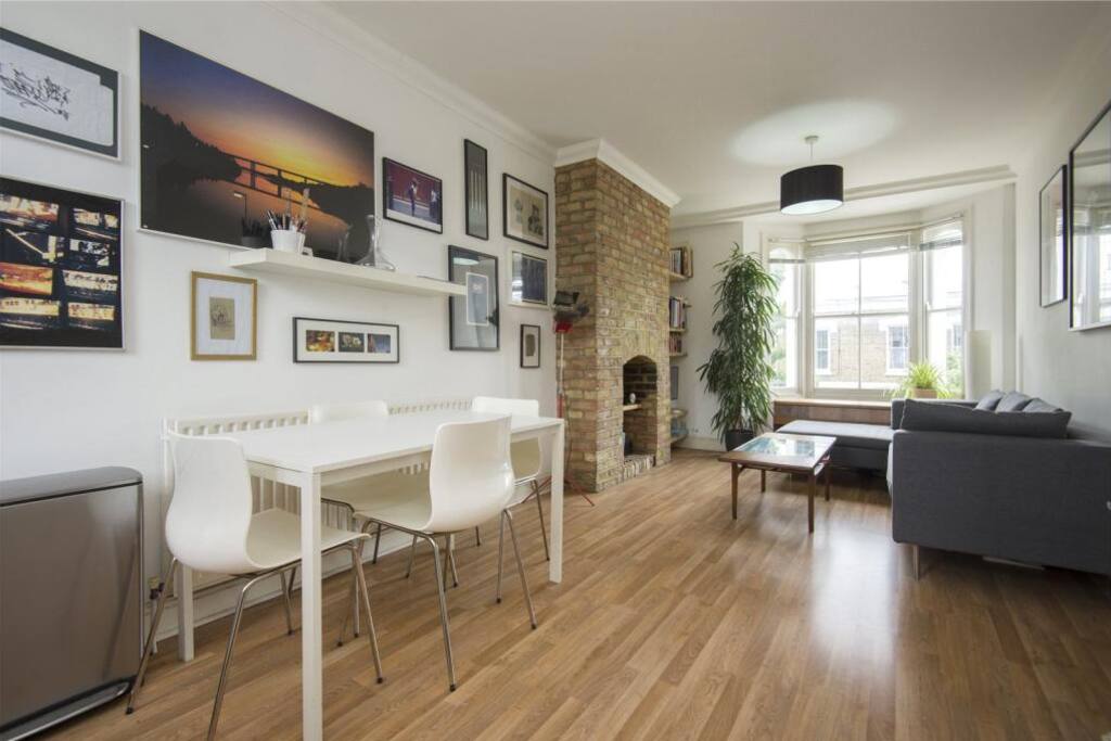Open plan kitchen and living room