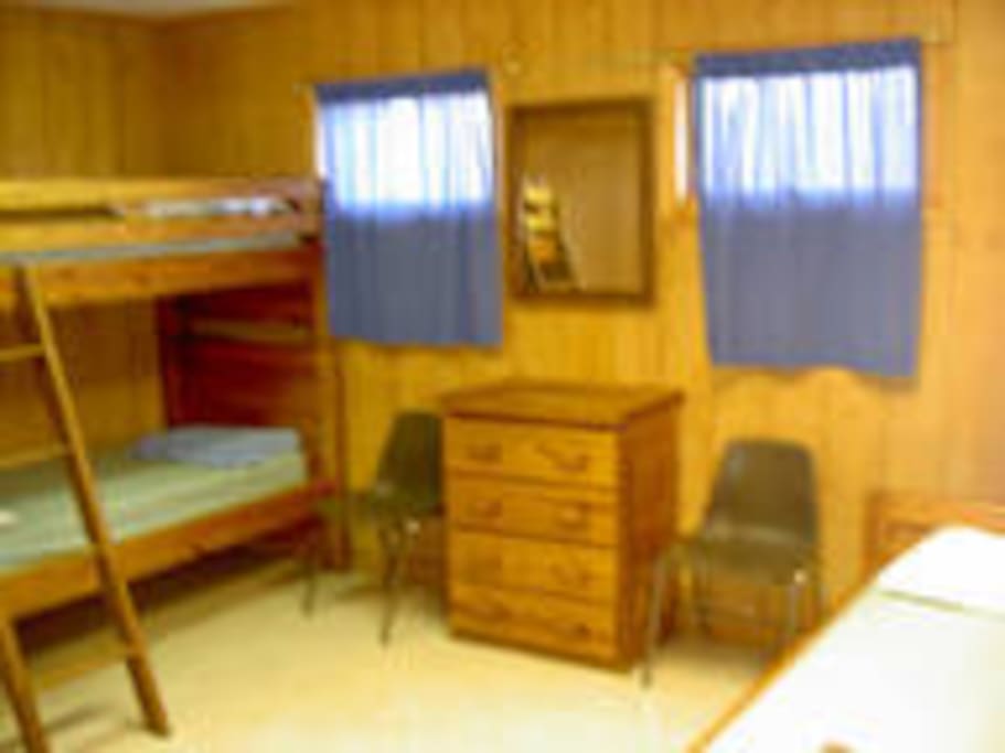 Typical cabin bedroom