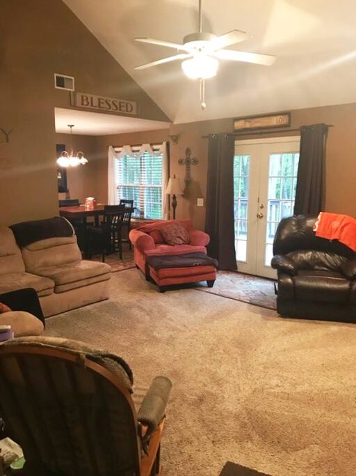 Open living room
