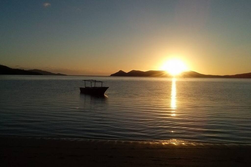Sunrise view from the beach.