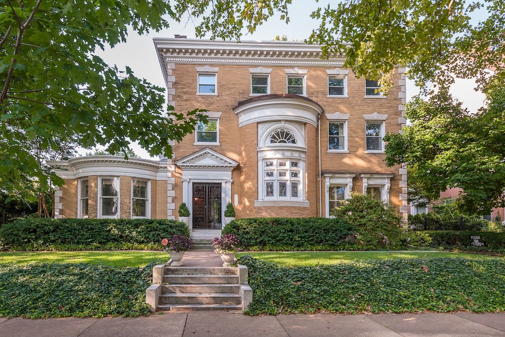 Look for this house on the south side of street.