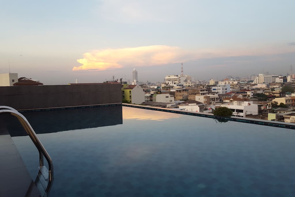 Rooftop swimming pool