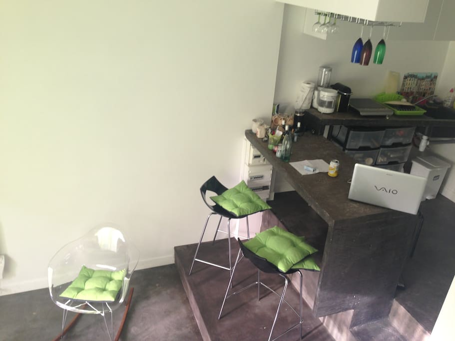 Salon et Cuisine