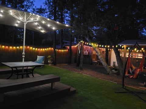 Quiet Cabin in the Trees but close to everything.