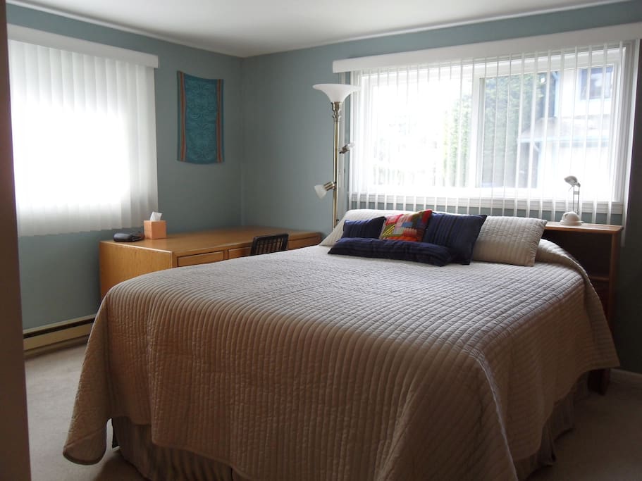 The guest room. Desk space for your computer.