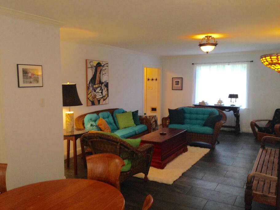 Downstairs living space