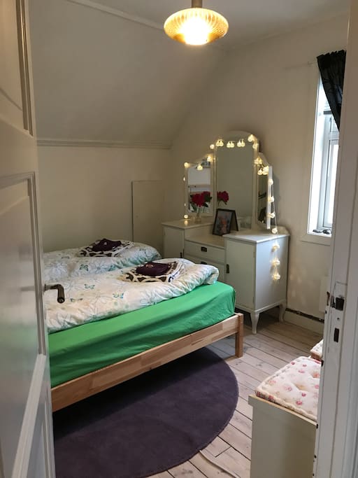 Your bedroom, up one stairs from the Hall