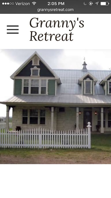 The front of main house at Treepark