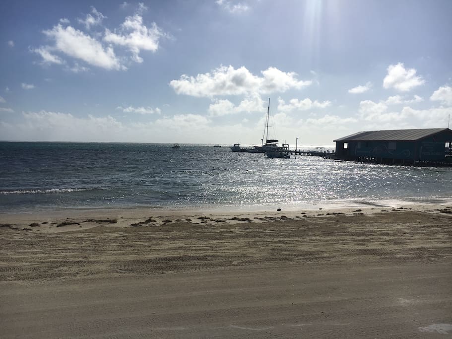 Beachside from my place, less than a minute walk away!