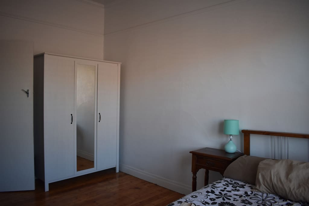 With wardrobe.