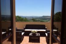 Vista panoramica sulle Terme di Saturnia