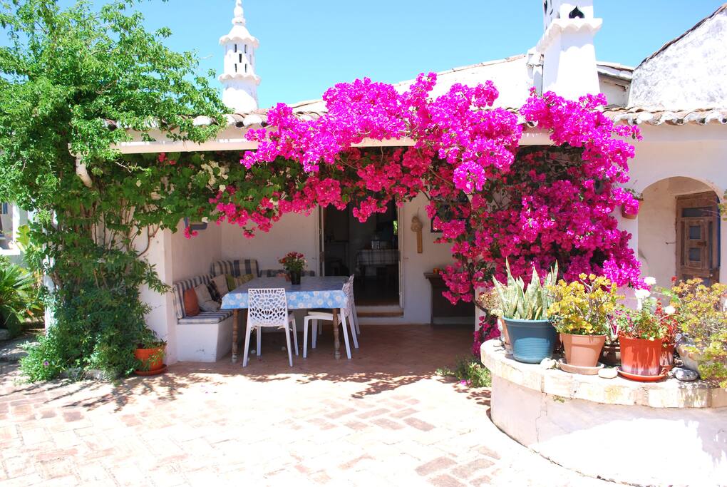 Outside eating area