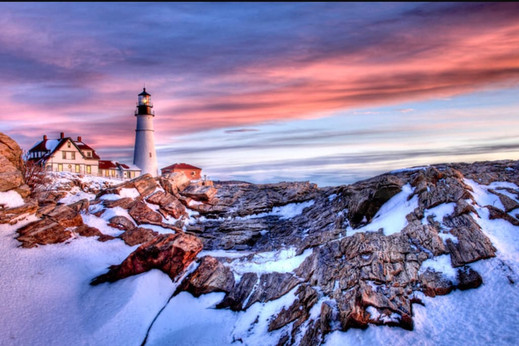 Fort Williams Park and Light House. Beautiful anytime of the year