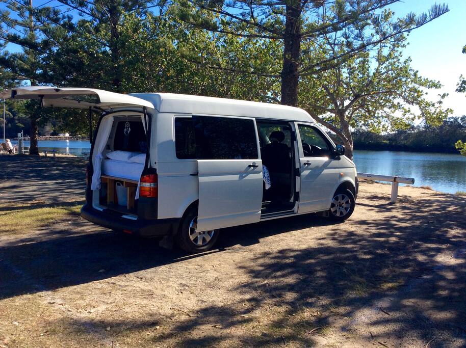 Long wheelbase mid -high roof for room to stand and move around