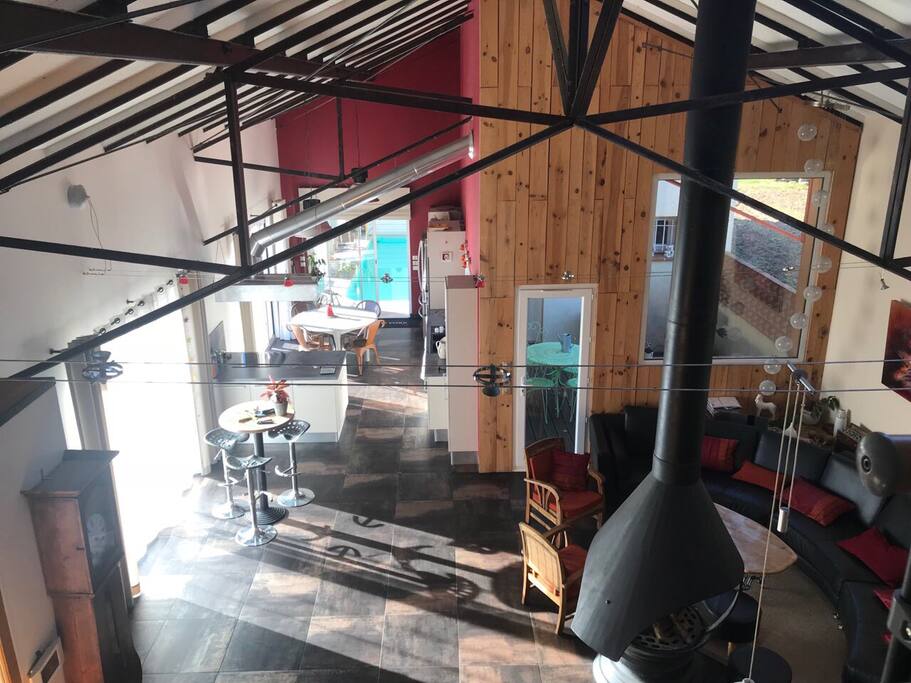 Vue depuis mezzanine