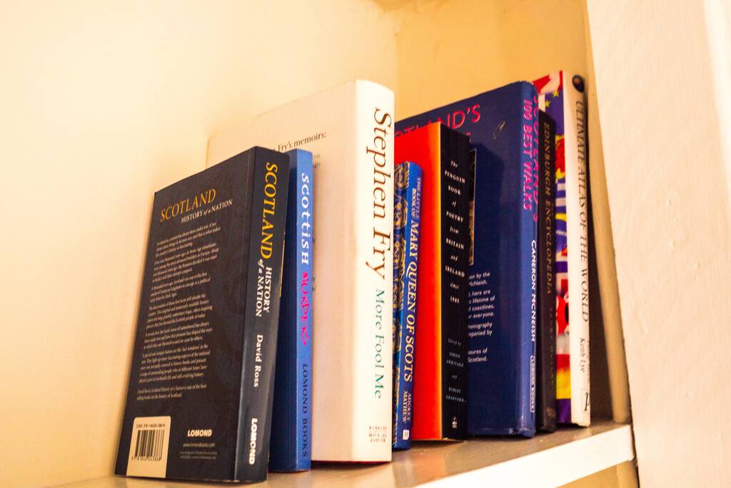 there are books and board games to keep you entertained