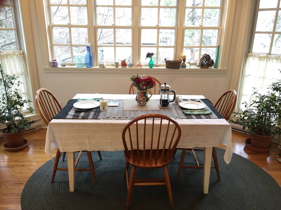 Sunny breakfast area