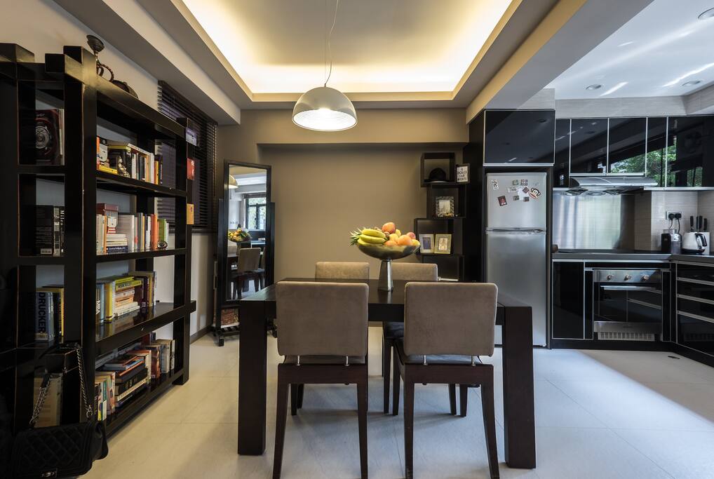 Open plan kitchen and dining area - photo 2