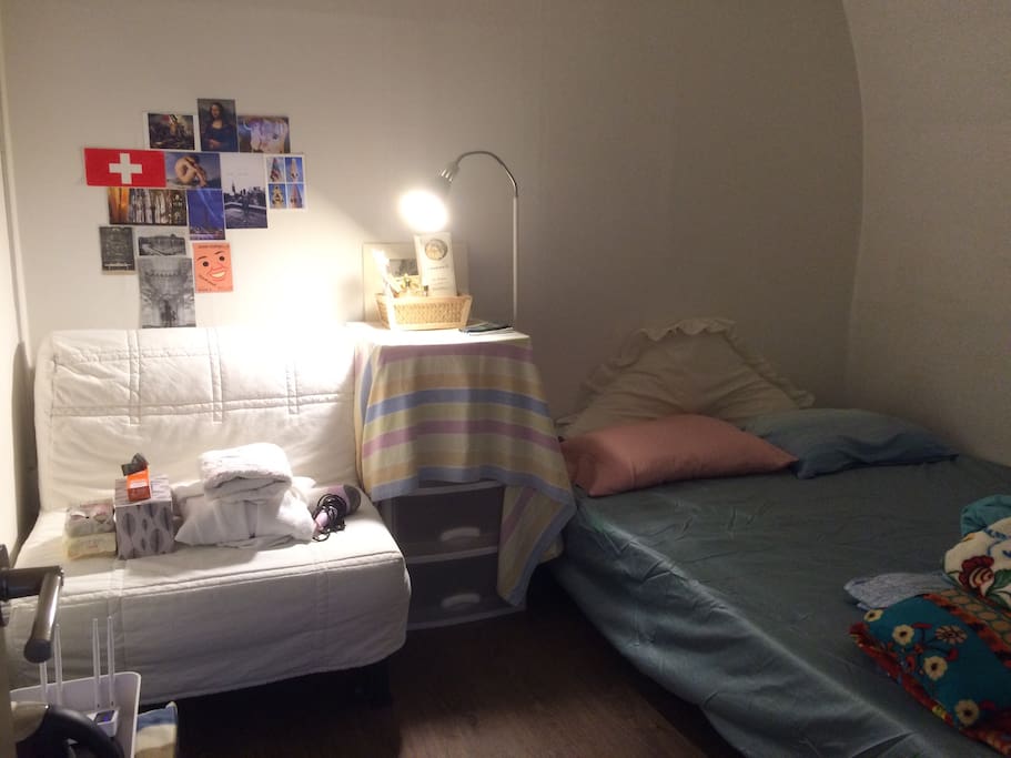 double bed setting