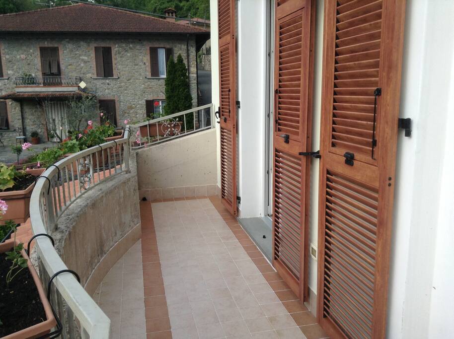 Vista dal balcone