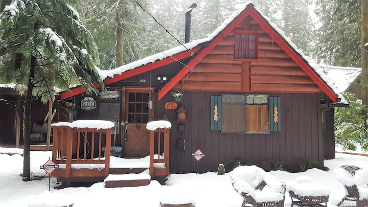 Alpine Ski Haus in winter
