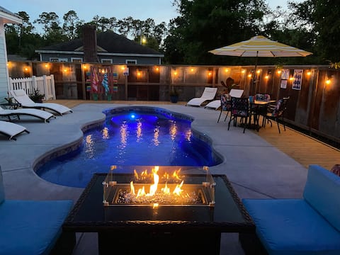 Spencer’s Way Beach House A with heated pool