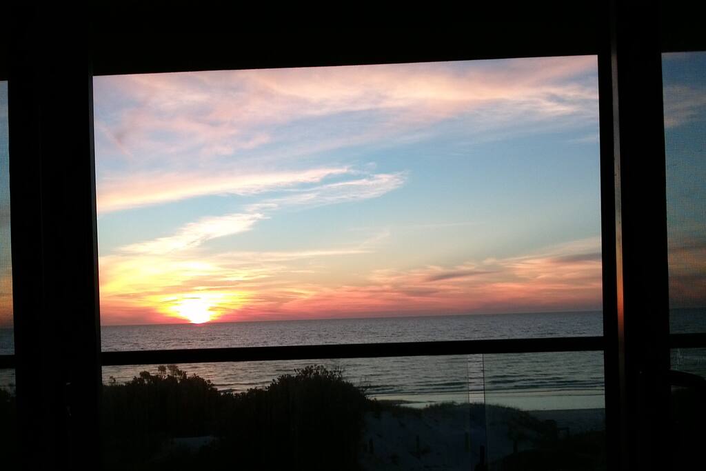 A SUNSET FROM TOP BEDROOM BALCONY